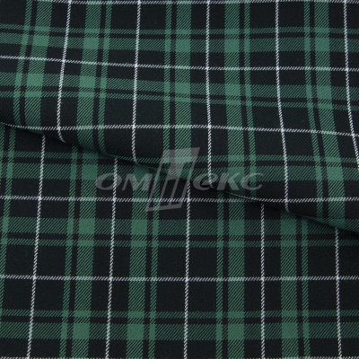 Ткань костюмная Клетка 25577, т.зеленый/зеленый./ч/бел, 230 г/м2, шир.150 см - купить в Иркутске. Цена 539.74 руб.