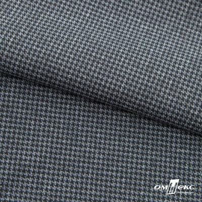 Ткань костюмная Пье-де-пуль 24013, 210 гр/м2, шир.150см, цвет чёрн/св.серый - купить в Иркутске. Цена 334.18 руб.