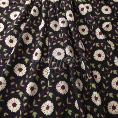 Плательная ткань "Фламенко" 10.1, 80 гр/м2, шир.150 см, принт растительный - купить в Иркутске. Цена 241.49 руб.