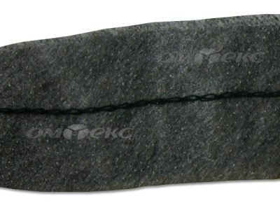 WS7225-прокладочная лента усиленная швом для подгиба 30мм-графит (50м) - купить в Иркутске. Цена: 16.97 руб.