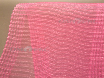 Лента капроновая "Гофре", шир. 110 мм/уп. 50 м, цвет розовый - купить в Иркутске. Цена: 35.60 руб.