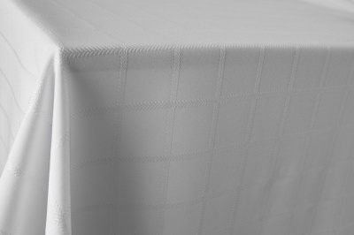 Скатертная ткань 25536/2005, 174 гр/м2, шир.150см, цвет белый - купить в Иркутске. Цена 269.46 руб.