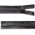 Молния водонепроницаемая PVC Т-7, 20 см, неразъемная, цвет (301)-т.серый - купить в Иркутске. Цена: 21.56 руб.