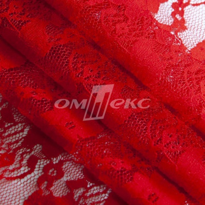 Кружевное полотно стрейч 15A61/RED, 100 гр/м2, шир.150см - купить в Иркутске. Цена 1 580.95 руб.