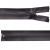 Молния водонепроницаемая PVC Т-7, 90 см, разъемная, цвет (301) т.серый - купить в Иркутске. Цена: 61.18 руб.