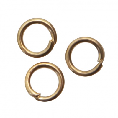 Кольцо  соединительное для бижутерии 4 мм, цв.-золото - купить в Иркутске. Цена: 0.41 руб.