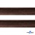 Кант атласный 074, шир. 12 мм (в упак. 65,8 м), цвет коричневый - купить в Иркутске. Цена: 237.16 руб.