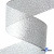 Лента металлизированная "ОмТекс", 50 мм/уп.22,8+/-0,5м, цв.- серебро - купить в Иркутске. Цена: 149.71 руб.