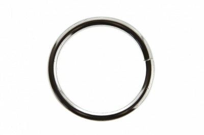 Кольцо металлическое d-3 х 32 мм, цв.-никель - купить в Иркутске. Цена: 3.92 руб.