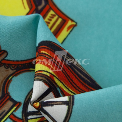 Плательная ткань "Фламенко" 16.2, 80 гр/м2, шир.150 см, принт этнический - купить в Иркутске. Цена 241.49 руб.