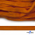 Шнур плетеный (плоский) d-12 мм, (уп.90+/-1м), 100% полиэстер, цв.267 - оранжевый - купить в Иркутске. Цена: 8.62 руб.