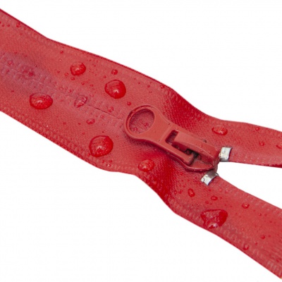 Молния водонепроницаемая PVC Т-7, 90 см, разъемная, цвет (820) красный - купить в Иркутске. Цена: 61.81 руб.