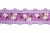 Тесьма декоративная 0385-6169, шир. 25 мм/уп. 22,8+/-1 м, цвет 01-фиолетовый - купить в Иркутске. Цена: 387.43 руб.