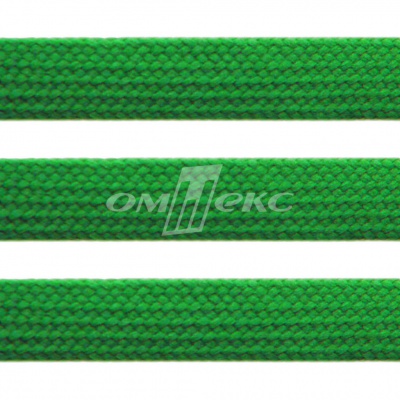 Шнур 15мм плоский (100+/-1м) №16 зеленый - купить в Иркутске. Цена: 10.21 руб.