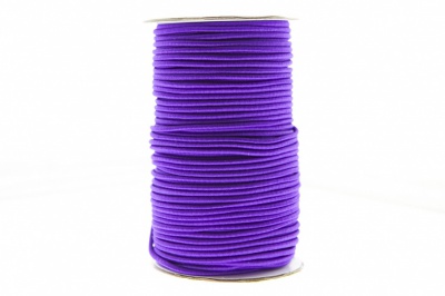 0370-1301-Шнур эластичный 3 мм, (уп.100+/-1м), цв.175- фиолет - купить в Иркутске. Цена: 459.62 руб.