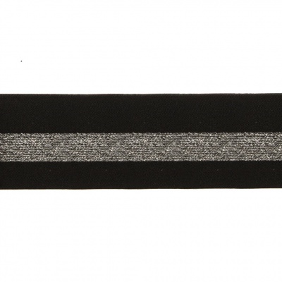 #2/6-Лента эластичная вязаная с рисунком шир.52 мм (45,7+/-0,5 м/бобина) - купить в Иркутске. Цена: 69.33 руб.