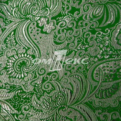 Ткань костюмная жаккард №4, 140 гр/м2, шир.150см, цвет зелёный - купить в Иркутске. Цена 387.20 руб.