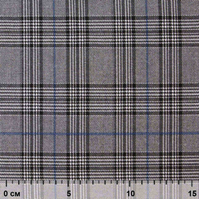 Ткань костюмная "Клер" 80% P, 16% R, 4% S, 200 г/м2, шир.150 см,#3 цв-серый/синий - купить в Иркутске. Цена 412.02 руб.