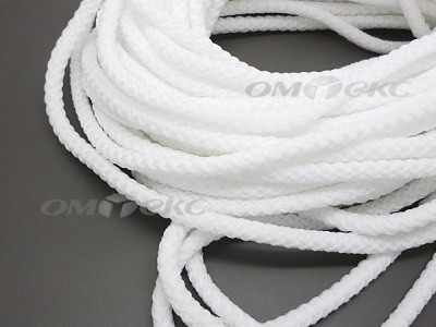 Шнур 1с35 4 мм крупное плетение 200 м белый - купить в Иркутске. Цена: 1.10 руб.