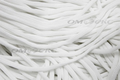 Шнур Т-02 (4с2) мелкое плетение 4мм 100 м белый - купить в Иркутске. Цена: 2.50 руб.