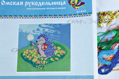 ОМБН-2 Набор для вышивания (бисер+мулине) - купить в Иркутске. Цена: 197.50 руб.