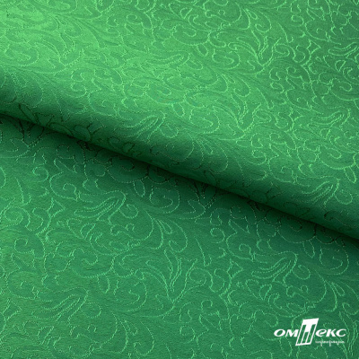 Ткань жаккард королевский, 100% полиэстр 180 г/м 2, шир.150 см, цв-зеленый - купить в Иркутске. Цена 293.39 руб.