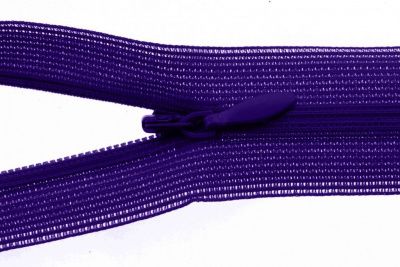 Молния потайная Т3 866, 50 см, капрон, цвет фиолетовый - купить в Иркутске. Цена: 8.62 руб.