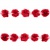 Тесьма плетеная "Рюш", упак. 9,14 м, цвет красный - купить в Иркутске. Цена: 46.82 руб.