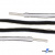 Шнурки #4-27, круглые 130 см, двухцветные (черно/белый) - купить в Иркутске. Цена: 47.04 руб.