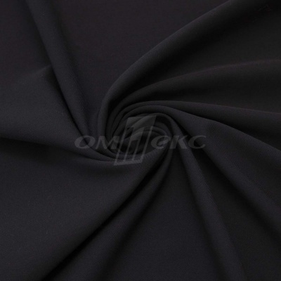 Ткань костюмная "Меган", 78%P 18%R 4%S, 205 г/м2 ш.150 см, цв-черный (Black) - купить в Иркутске. Цена 392.32 руб.