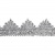 Тесьма металлизированная 0384-0240, шир. 40 мм/уп. 25+/-1 м, цвет серебро - купить в Иркутске. Цена: 490.74 руб.