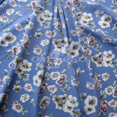 Плательная ткань "Фламенко" 12.1, 80 гр/м2, шир.150 см, принт растительный - купить в Иркутске. Цена 241.49 руб.