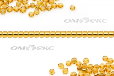 Бисер (SL) 11/0 ( упак.100 гр) цв.22 - золото - купить в Иркутске. Цена: 53.34 руб.