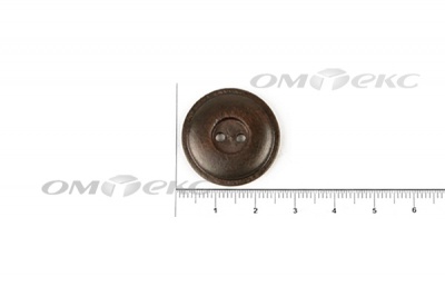 Пуговица деревянная круглая №54 (25мм) - купить в Иркутске. Цена: 4.12 руб.