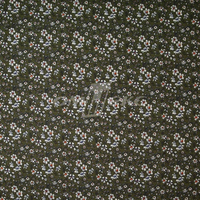 Плательная ткань "Фламенко" 11.2, 80 гр/м2, шир.150 см, принт растительный - купить в Иркутске. Цена 259.21 руб.