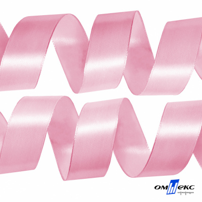 050-нежно-розовый Лента атласная упаковочная (В) 85+/-5гр/м2, шир.50 мм (1/2), 25+/-1 м - купить в Иркутске. Цена: 120.46 руб.