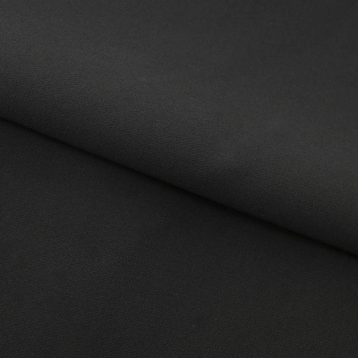 Костюмная ткань "Элис", 200 гр/м2, шир.150см, цвет чёрный - купить в Иркутске. Цена 306.20 руб.