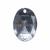 Стразы пришивные акриловые арт.#39/10 - "Кристал", 10х14 мм - купить в Иркутске. Цена: 0.69 руб.