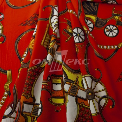 Плательная ткань "Фламенко" 16.1, 80 гр/м2, шир.150 см, принт этнический - купить в Иркутске. Цена 243.96 руб.