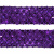 Тесьма с пайетками 12, шир. 35 мм/уп. 25+/-1 м, цвет фиолет - купить в Иркутске. Цена: 1 308.30 руб.