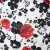 Плательная ткань "Фламенко" 22.1, 80 гр/м2, шир.150 см, принт растительный - купить в Иркутске. Цена 239.03 руб.