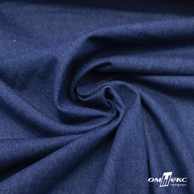 Ткань костюмная "Джинс", 315 г/м2, 100% хлопок, шир. 150 см,   Цв. 7/ Dark blue - купить в Иркутске. Цена 588 руб.