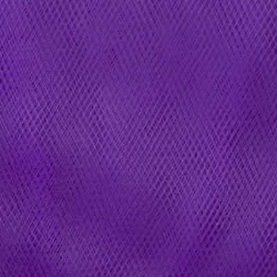 Фатин матовый 16-85, 12 гр/м2, шир.300см, цвет фиолетовый - купить в Иркутске. Цена 96.31 руб.