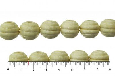 0309-Бусины деревянные "ОмТекс", 16 мм, упак.50+/-3шт, цв.035-белый - купить в Иркутске. Цена: 62.22 руб.