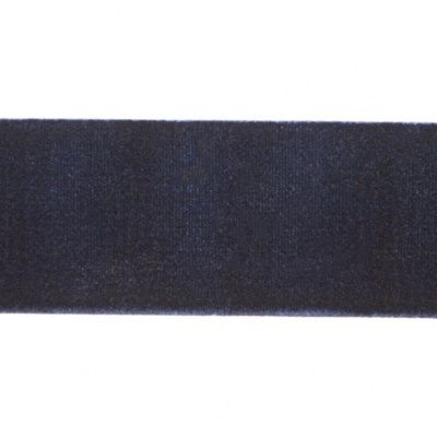 Лента бархатная нейлон, шир.25 мм, (упак. 45,7м), цв.180-т.синий - купить в Иркутске. Цена: 800.84 руб.