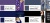 Костюмная ткань "Элис" 18-3921, 200 гр/м2, шир.150см, цвет голубика - купить в Иркутске. Цена 303.10 руб.