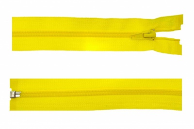Спиральная молния Т5 131, 90 см, автомат, цвет жёлтый - купить в Иркутске. Цена: 14.20 руб.