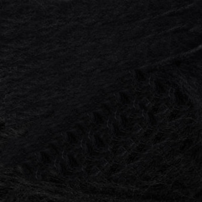 Пряжа "Астория", 35% шерсть, 65% хлопок, 50гр, 180м, цв.003-черный - купить в Иркутске. Цена: 76.69 руб.