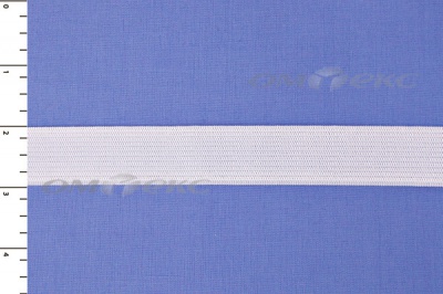 Резинка, 410 гр/м2, шир. 10 мм (в нам. 100 +/-1 м), белая бобина - купить в Иркутске. Цена: 3.31 руб.
