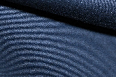 Ткань костюмная 8874/3, цвет темно-синий, 100% полиэфир - купить в Иркутске. Цена 433.60 руб.